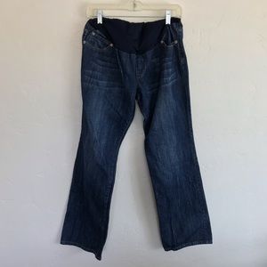 Liz Lange Maternity Dark Wash Bootcut Jeans Size 8